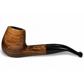 Cachimbo Bertoldi Premium Natural Curvo 9mm Peça Única